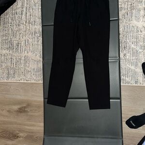 Lululemon Athletica Black Trousers with Textured Finish